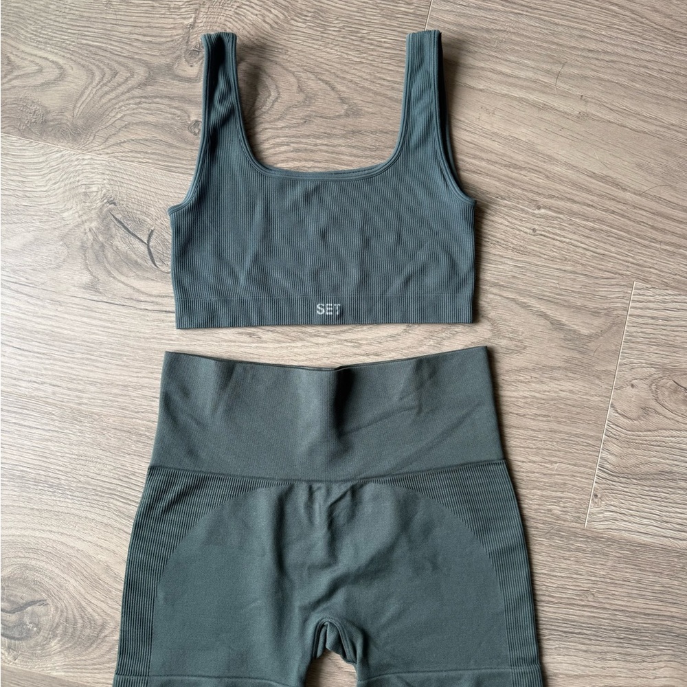 Women's Green Intimate Set